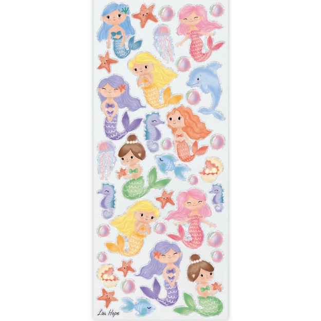 ΑΥΤΟΚΟΛΛΗΤΑ STICKERS 2405 CUTE MERMAIDS 31X11cm