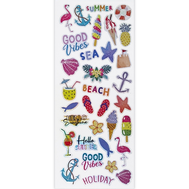 ΑΥΤΟΚΟΛΛΗΤΑ STICKERS 2343 GOOD VIBES 31X11cm