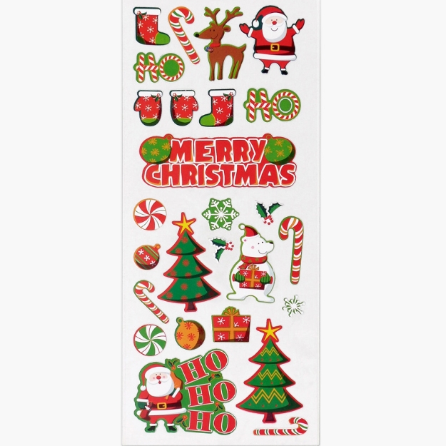 ΑΥΤΟΚΟΛΛΗΤΑ STICKERS 524 XMAS HoHoHo 31X11cm