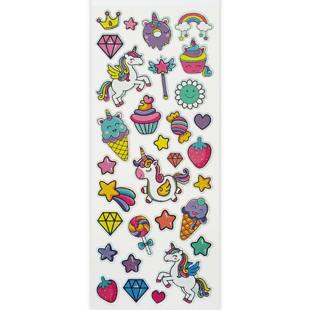 ΑΥΤΟΚΟΛΛΗΤΑ STICKERS 2335 UNICORN TREATS 31X11cm