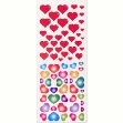 Εικόνα της ΑΥΤΟΚΟΛΛΗΤΑ STICKERS  325  HEARTS MULTICOURED.31X11cm