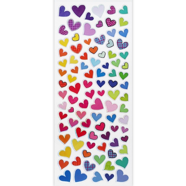 ΑΥΤΟΚΟΛΛΗΤΑ STICKERS 2340 HEARTS 31X11cm
