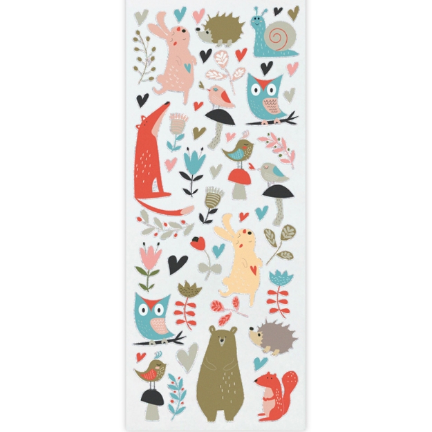 ΑΥΤΟΚΟΛΛΗΤΑ STICKERS 2348 LOVELY WOODLANDS 31X11cm