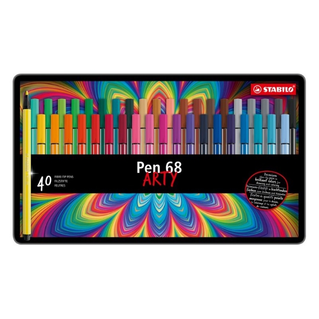ΜΑΡΚΑΔΟΡΟΙ STABILO ARTY 6840-6 METAL 40τεμ 