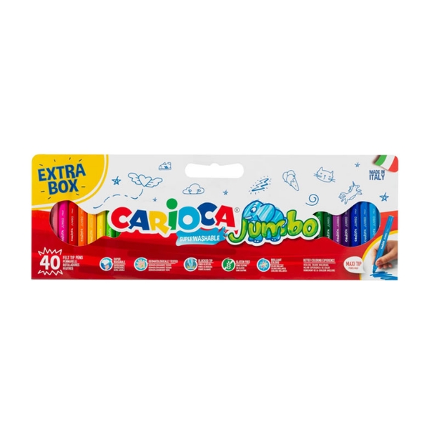 ΜΑΡΚΑΔΟΡΟΙ CARIOCA JUMBO /40 SPECIAL BOX 41258
