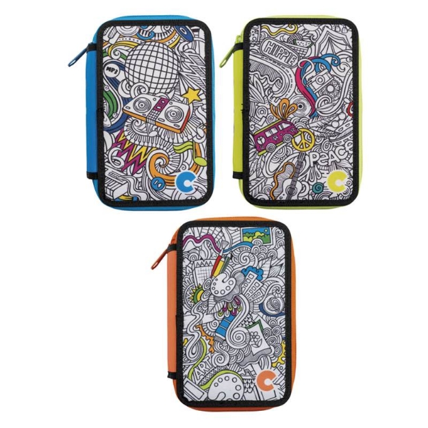 ΚΑΣΕΤΙΝΑ CARIOCA 42912 COLOR 3 ZIP ASSORTED