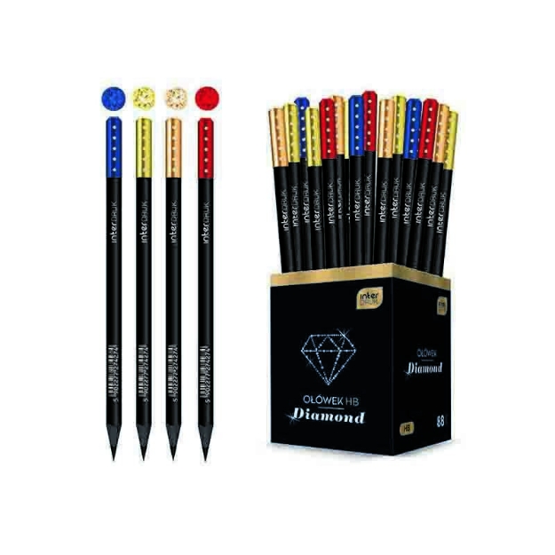 ΜΟΛΥΒΙΑ INTERDRUK DIAMOND HB ΒΙΤΡ. 88τεμ 274298
