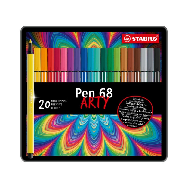 ΜΑΡΚΑΔΟΡΟΙ STABILO ARTY 6820-6 METAL 20τεμ