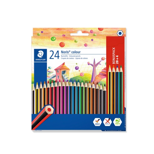 ΞΥΛΟΜΠΟΓΙΕΣ STAEDTLER 185C24P BONUSPACK 20+4 ΧΡΩΜ.