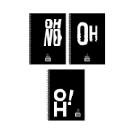 ΤΕΤΡΑΔΙΑ ΣΠΙΡΑΛ SALKO OH NO 17Χ25/3Θ 180σελ