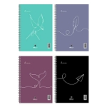 ΤΕΤΡΑΔΙΑ ΣΠΙΡΑΛ SALKO LINE 21Χ29/3Θ 180σελ