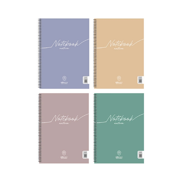 ΤΕΤΡΑΔΙΑ ΣΠΙΡΑΛ SALKO NOTEBOOK NATURA 17Χ25/2Θ 120σελ