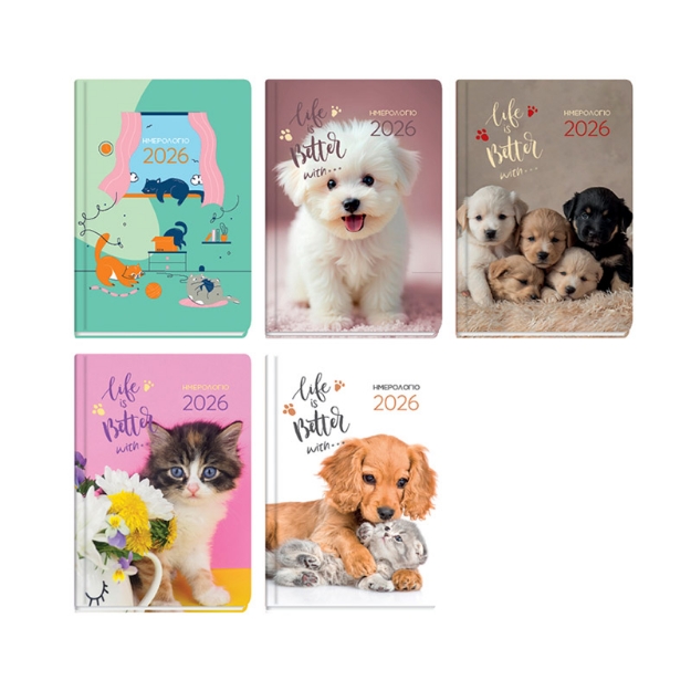 ΗΜΕΡΟΛΟΓΙΑ ΗΒ 501114 08X11 DOGS : CATS ΕΒΔΟΜΑΔΙΑΙΟ