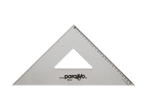 ΤΡΙΓΩΝΑ PARALLILO 45o 20cm 4520ΠΑ ΠΑΤΟΥΡΑ ΑΡΙΘΜΗΣΗ