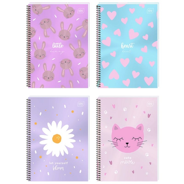 ΤΕΤΡΑΔΙΑ ΣΠΙΡΑΛ INTERDRUK SHINY 21Χ29/2Θ 120σ