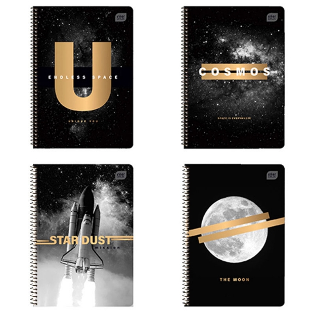 ΤΕΤΡΑΔΙΑ ΣΠΙΡΑΛ INTERDRUK ENDLESS SPACE 21Χ29/4Θ 240σ