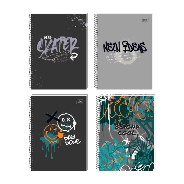 ΤΕΤΡΑΔΙΑ ΣΠΙΡΑΛ INTERDRUK URBAN 21Χ29/1Θ  60σ