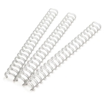 ΣΠΙΡΑΛ GBC ΜΕΤΑΛΛΙΚΑ 21 LOOPS (2:1)  8mm 100τεμ