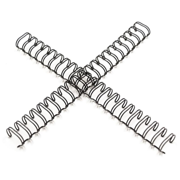 ΣΠΙΡΑΛ GBC ΜΕΤΑΛΛΙΚΑ 21 LOOPS (2:1) 19mm BLACK 200τ ΚΠ