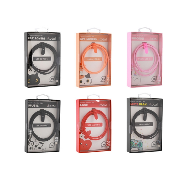 ΚΑΛΩΔΙΟ i-TOTAL XL2729A ASSORTED USB-USB C