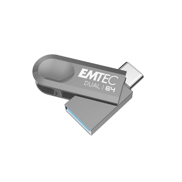ΔΙΣΚΟΙ EMTEC FLASH USB 3.2 64GB TYPE-C DUAL D280
