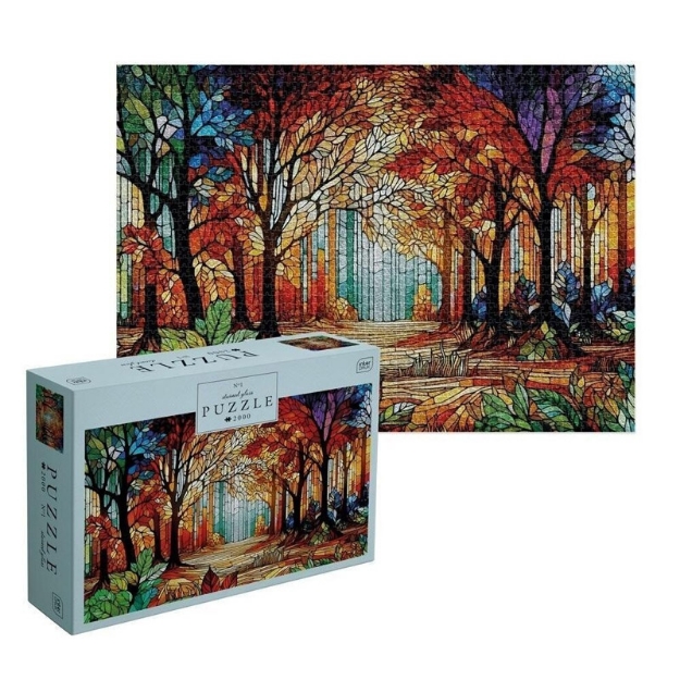 ΠΑΖΛ INTERDRUK 2000 STAINED GLASS 1