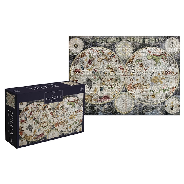 ΠΑΖΛ INTERDRUK 1000 MAP 1 ZODIAC SIGNS