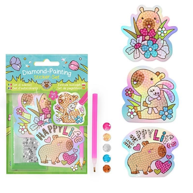 ΣΕΤ ΔΗΜΙΟΥΡΓΙΑΣ TREND 967572 HS CAPYBARA DIAMOND STICKER SET