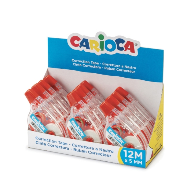 ΔΙΟΡΘΩΤΙΚΟ CARIOCA 42092 Corrector Tape 12m Display 12pcs
