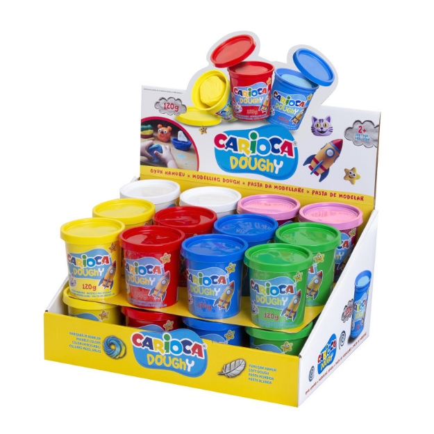 ΠΛΑΣΤΟΖΥΜΑΡΑΚΙΑ CARIOCA DOUGHY 42180 24x120gr