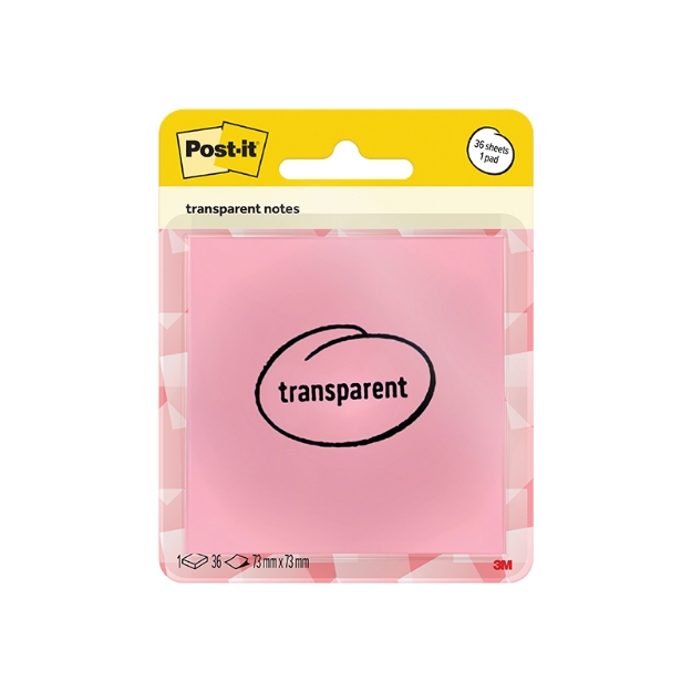 ΧΑΡΤΑΚΙΑ 3Μ 600-1TRSPO PASTEL ORANGE 73x73mm (36φ)