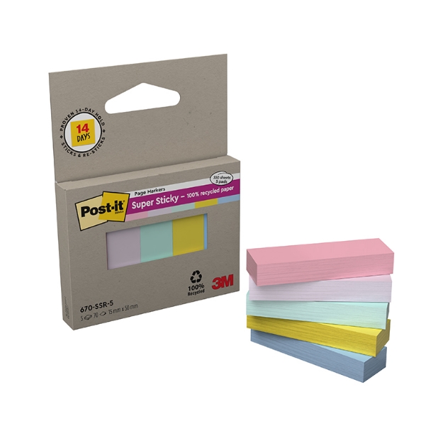 ΣΕΛΙΔΟΔΕΙΚΤΕΣ 3Μ 670-SSR-5 15Χ50 5ΧΡΩΜx70φ