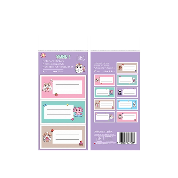 ΕΤΙΚΕΤΕΣ INTERDRUK 383921 GIRLS 9φυλλα