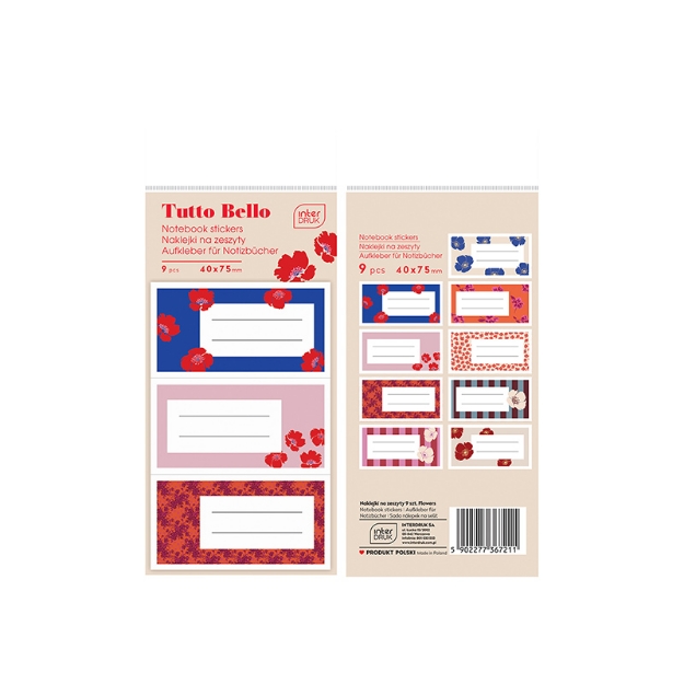 ΕΤΙΚΕΤΕΣ INTERDRUK 383952 TUTTO BELLO 9φυλλα