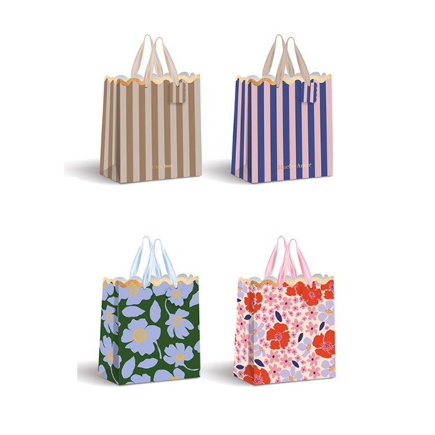 ΤΣΑΝΤΑ ΧΑΡΤΙΝΗ INT 377036 GOLD SHAPE 33x46x13