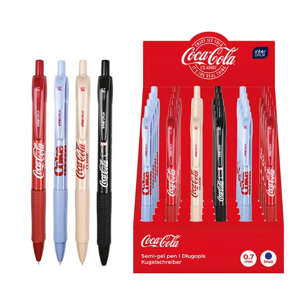 ΣΤΥΛΟ INTERDRUK 383730 COCA COLA SEMI-GEL 0,7mm