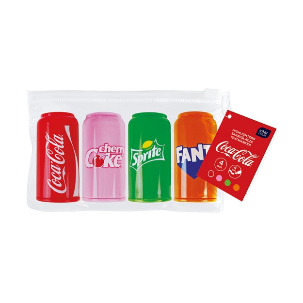 ΜΑΡΚΑΔΟΡΟΙ ΥΠΟΓΡΑΜΜΙΣΗΣ MINI INTERDRUK 383662 COCA COLA