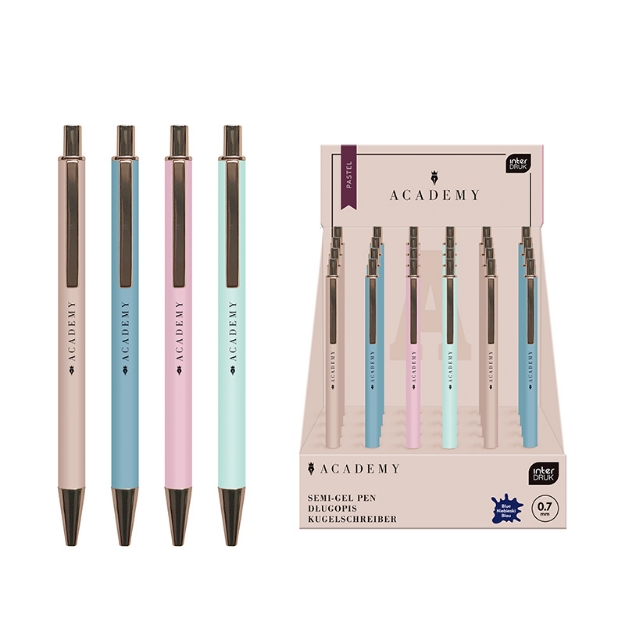 ΣΤΥΛΟ INTERDRUK 389152 ACADEMY SEMI GEL 0,7mm
