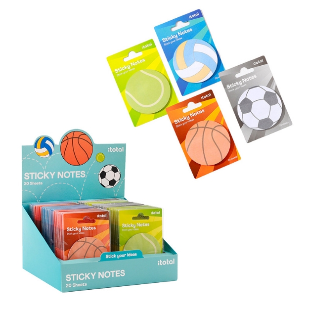 ΧΑΡΤΑΚΙΑ i-TOTAL XL3107I STICKY NOTES SPORT