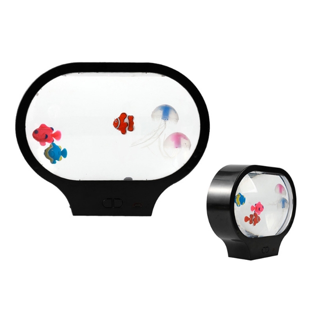 ΛΑΜΠΑ i-TOTAL XL2496I LED JELLYFISH AQUARIUM 29x23cm