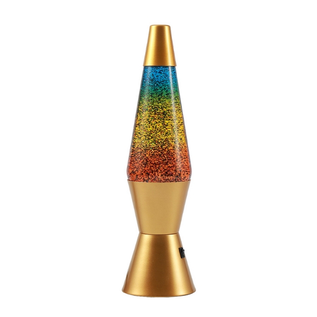 ΛΑΜΠΑ i-TOTAL XL3338 LED LAVA GOLD-GLIITER RAINBOW
