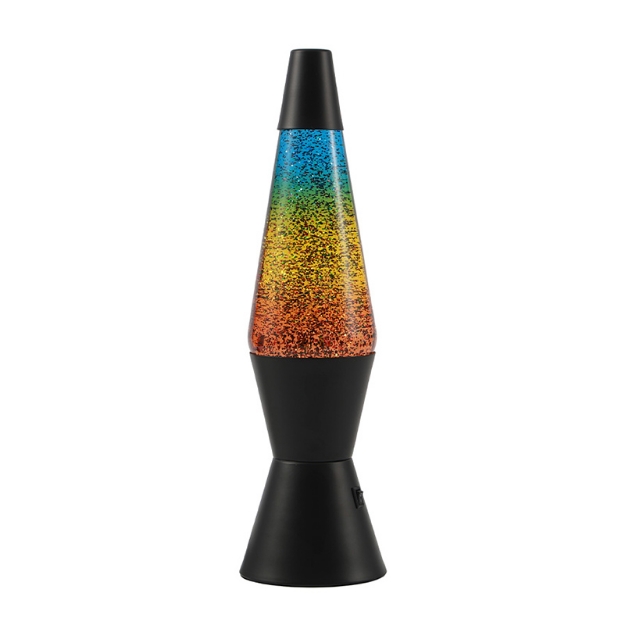 ΛΑΜΠΑ i-TOTAL XL3339 LED LAVA BLACK-GLITTER RAINBOW