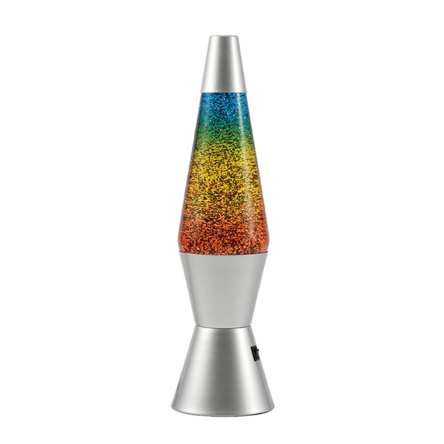 ΛΑΜΠΑ i-TOTAL XL3340 LED LAVA SILVER-GLITTER RAINBOW