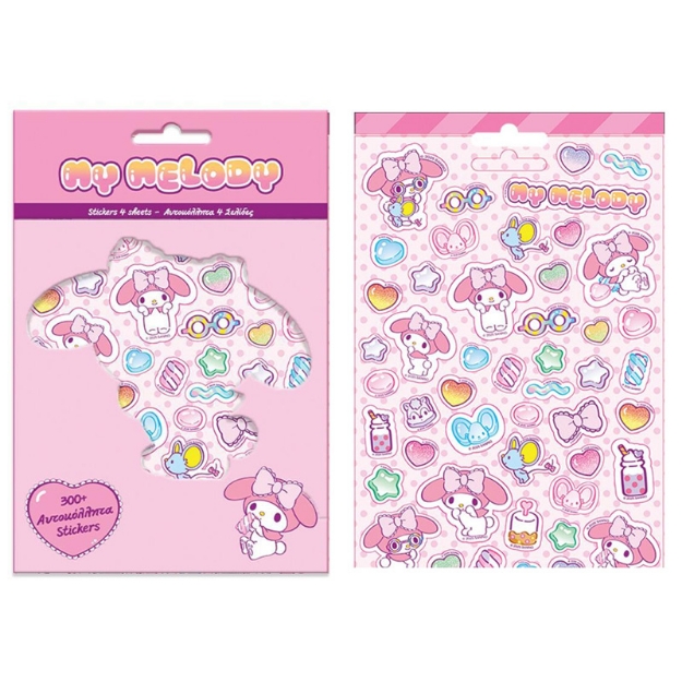ΑΥΤΟΚΟΛΛΗΤΑ ΣΕ ΜΠΛΟΚ 0490203 MY MELODY 300τεμ