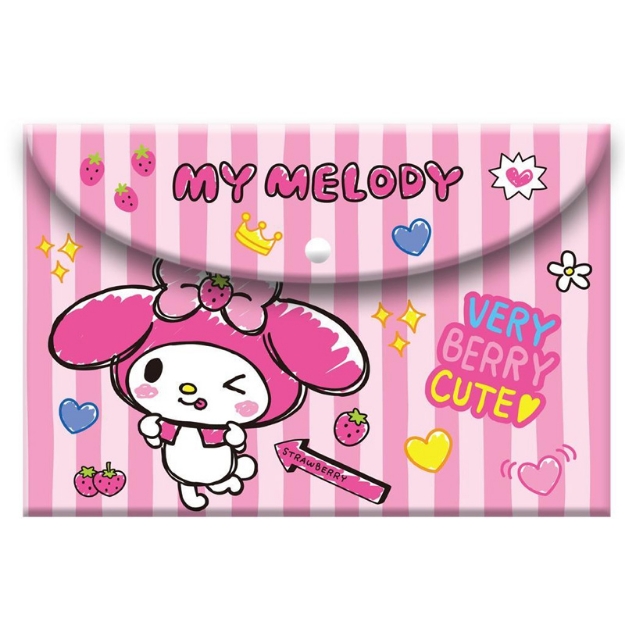 ΦΑΚΕΛΟΣ ΜΕ ΚΟΥΜΠΙ Α4 MY MELODY 0490293