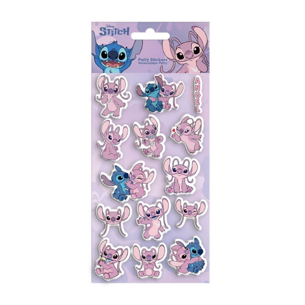 ΑΥΤΟΚΟΛΛΗΤΑ STICKERS 0566023 STITCH&ANGEL 10X22cm