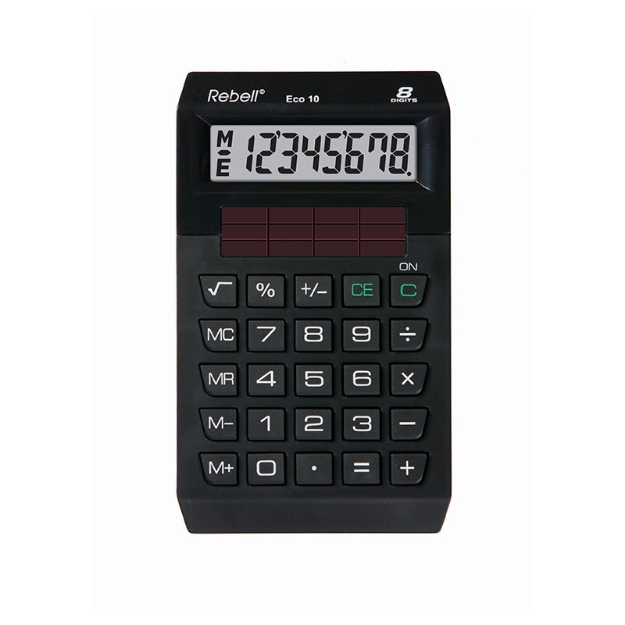 ΑΡΙΘΜΟΜΗΧΑΝΗ REBELL POCKET ECO-10 (8 ΨΗΦΙΩΝ)