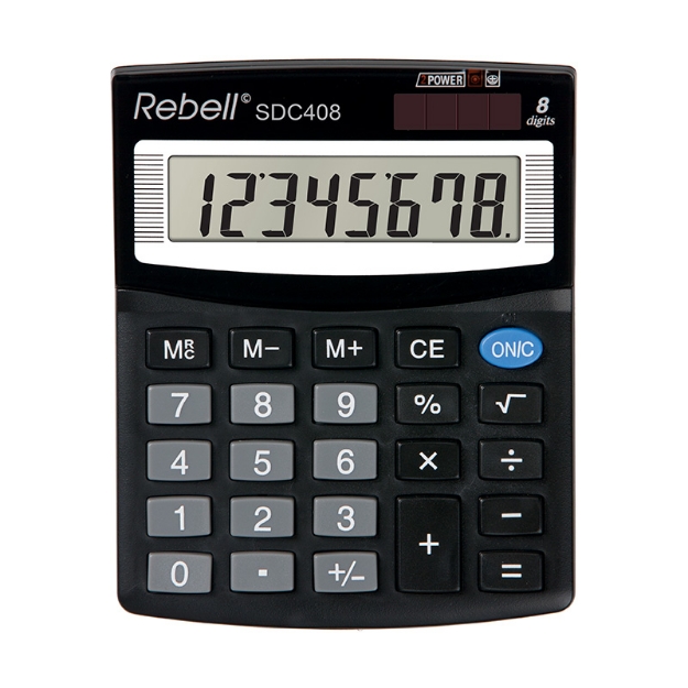 ΑΡΙΘΜΟΜΗΧΑΝΗ REBELL POCKET SDC-408 (8 ΨΗΦΙΩΝ)