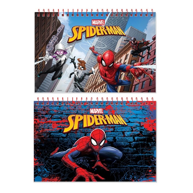 ΜΠΛΟΚ SALKO ΖΩΓΡΑΦΙΚΗΣ 3416 21Χ30 SPIDERMAN 40φ