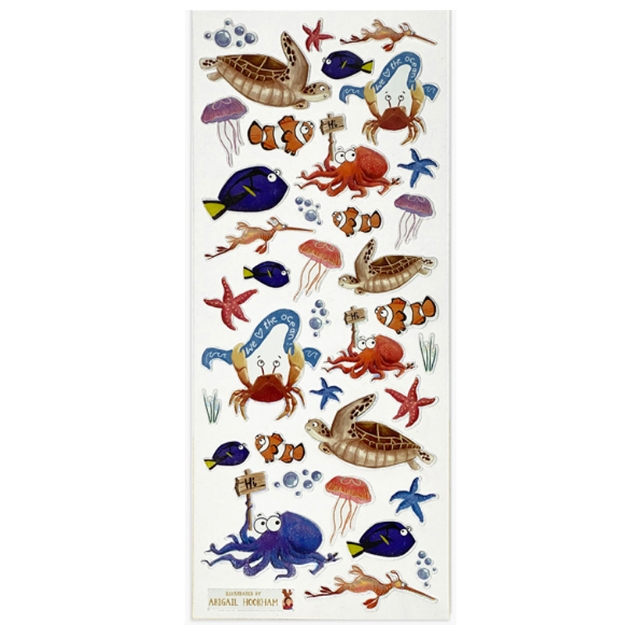 ΑΥΤΟΚΟΛΛΗΤΑ STICKERS 2104 OCEAN FRIENDS 31X11cm